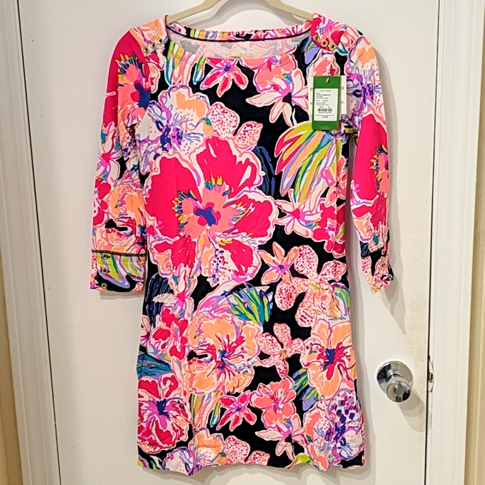 Lilly Pulitzer UPF50+ Sophie Dress Navy
